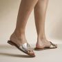 OH MY SANDALS Slippers goud Leer Dames - Thumbnail 2