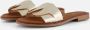 Oh My Sandals Slippers goud Leer - Thumbnail 1