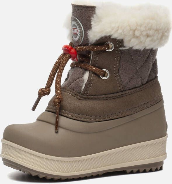 Olang Snowboots taupe Imitatieleer