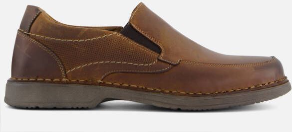 Outfielder Instappers cognac Leer - Foto 1