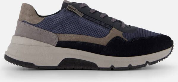 Outfielder James 06 Sneakers blauw Suede