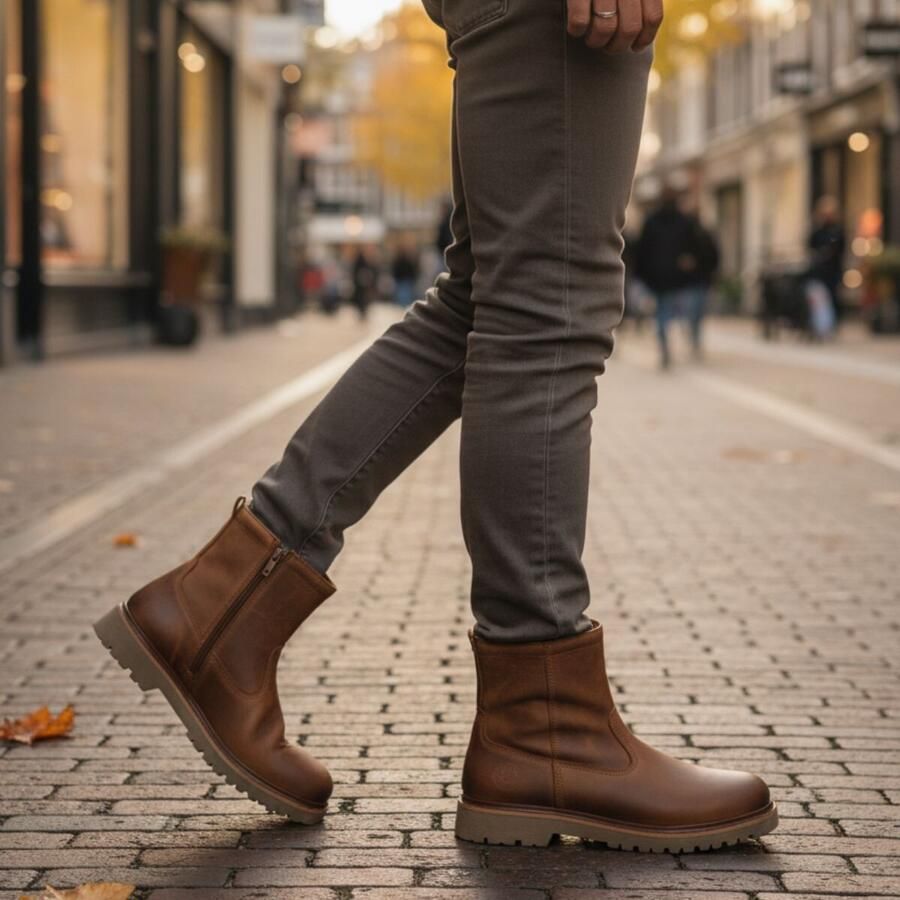 Outfielder Boots cognac Leer - Foto 2