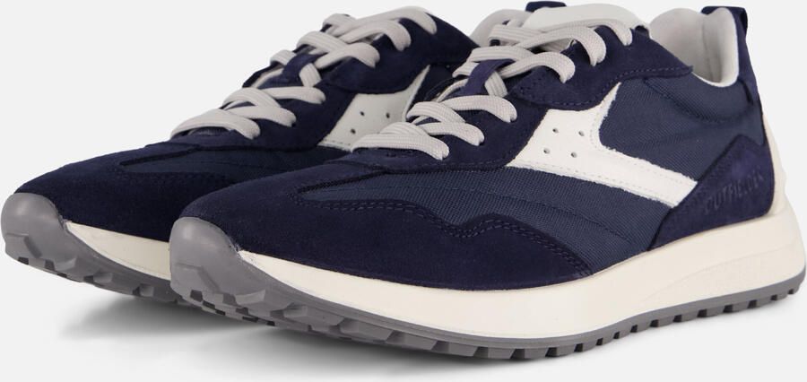 Outfielder Sneakers blauw Suède
