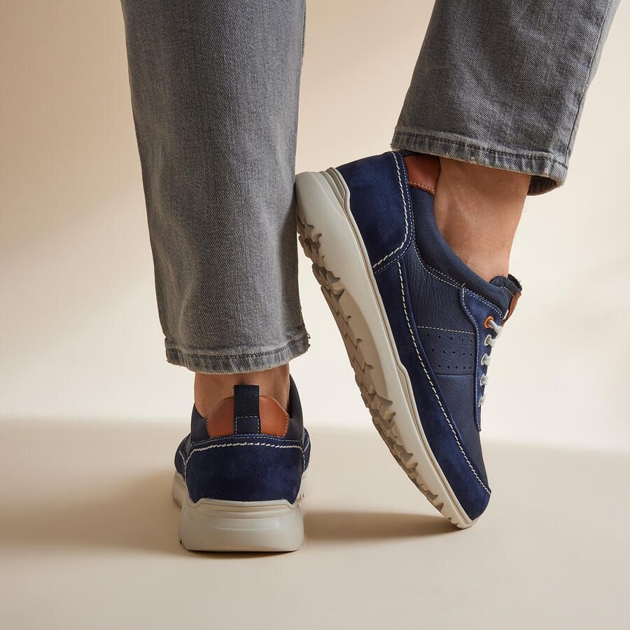Outfielder Sneakers blauw Suede - Foto 2