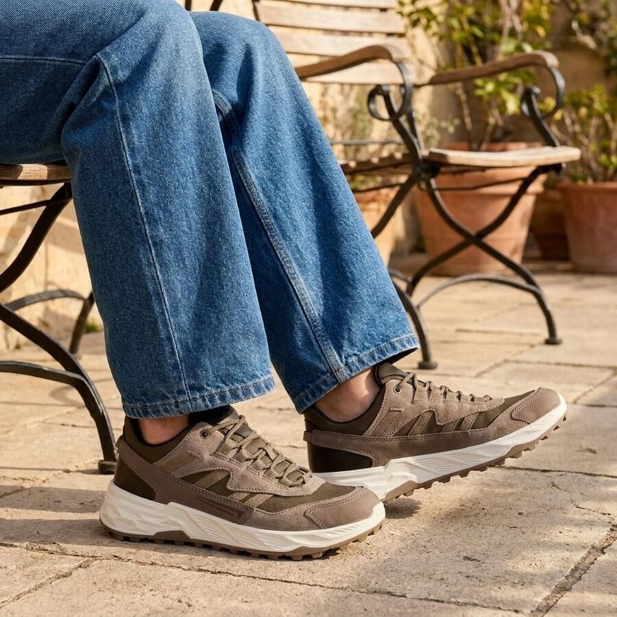 Outfielder Sneakers bruin Synthetisch