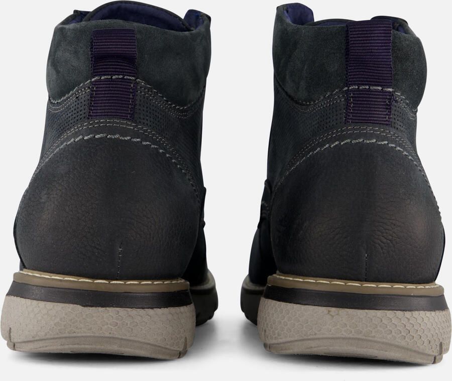 Outfielder Veterboots blauw Nubuck