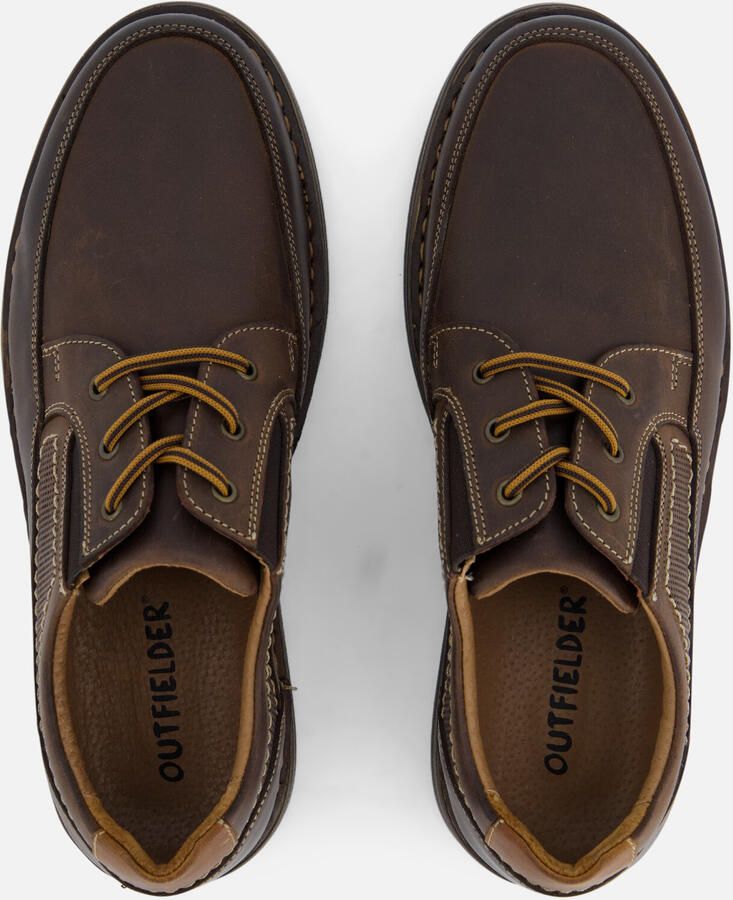 Outfielder Veterschoenen bruin Leer Heren - Foto 4