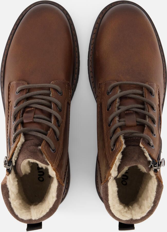 Outfielder Veterschoenen cognac Leer Heren - Foto 4