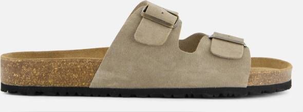 Outfielder Slippers taupe Suede