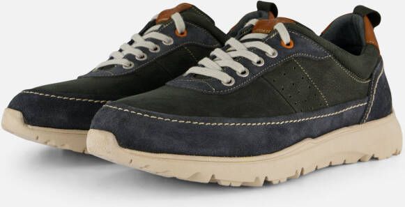 Outfielder Sneakers blauw Suede
