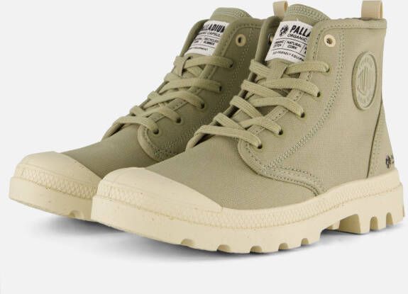 Palladium PAMPA HI ZIP ORGANIC Volwassenen Half-hoge schoenen Groen - Foto 4