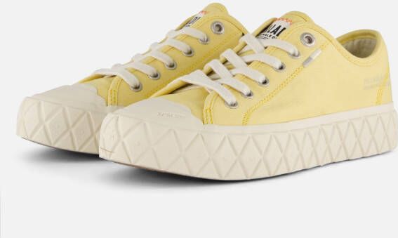 Palladium Palla Ace Low Sneakers geel Canvas Dames
