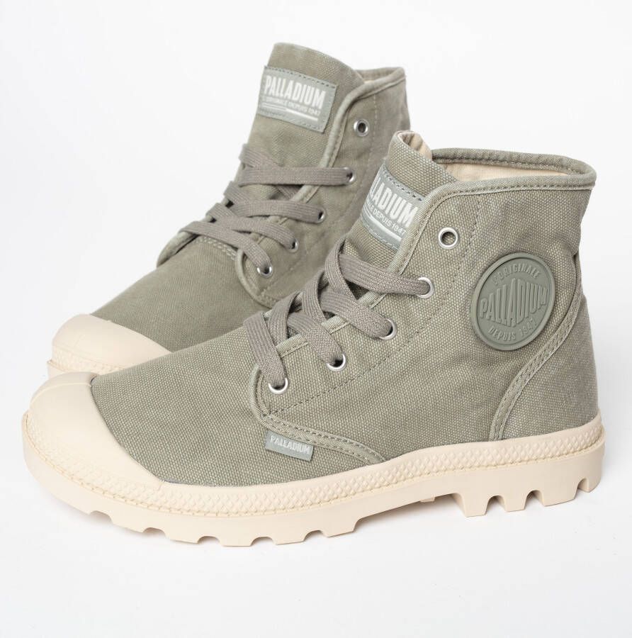 Palladium US Pampa Hi Boots enkellaarzen voor dames 92352 groen