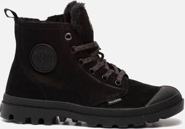 Palladium Veterboots zwart Imitatieleer