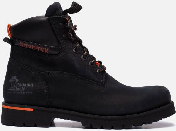 Panama Jack Heren Veterschoenen PJ Amur GTX Urban C1 Nobuck Negro Black Zwart