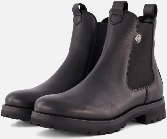 Panama Jack Francesca B1 Chelsea boots zwart Leer Dames