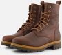 Panama Jack FRISIA~B10~~~~~~~~~~~~~~~~~~~~ Hoge sneakersVeterlaarzenDames veterschoenenDames sneakersHalf-hoge schoenen Cognac - Thumbnail 3