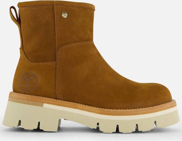 Panama Jack Laia B4 Enkellaarsjes cognac Nubuck Dames