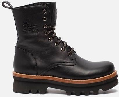 Panama Jack Zwarte Veterschoenen voor Dames