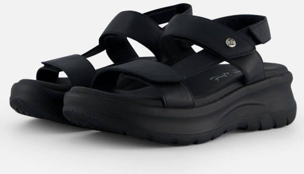 Panama Jack Plateausandalen Noor sandalette zomerschoen klittenbandschoen met gevoerde binnenzool - Foto 3