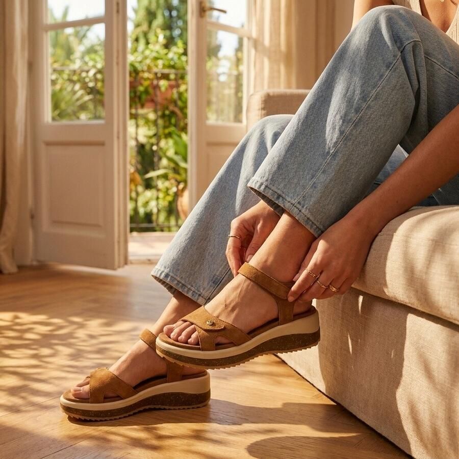 Panama Jack bruine nubuck dames sleehakken Alice B1