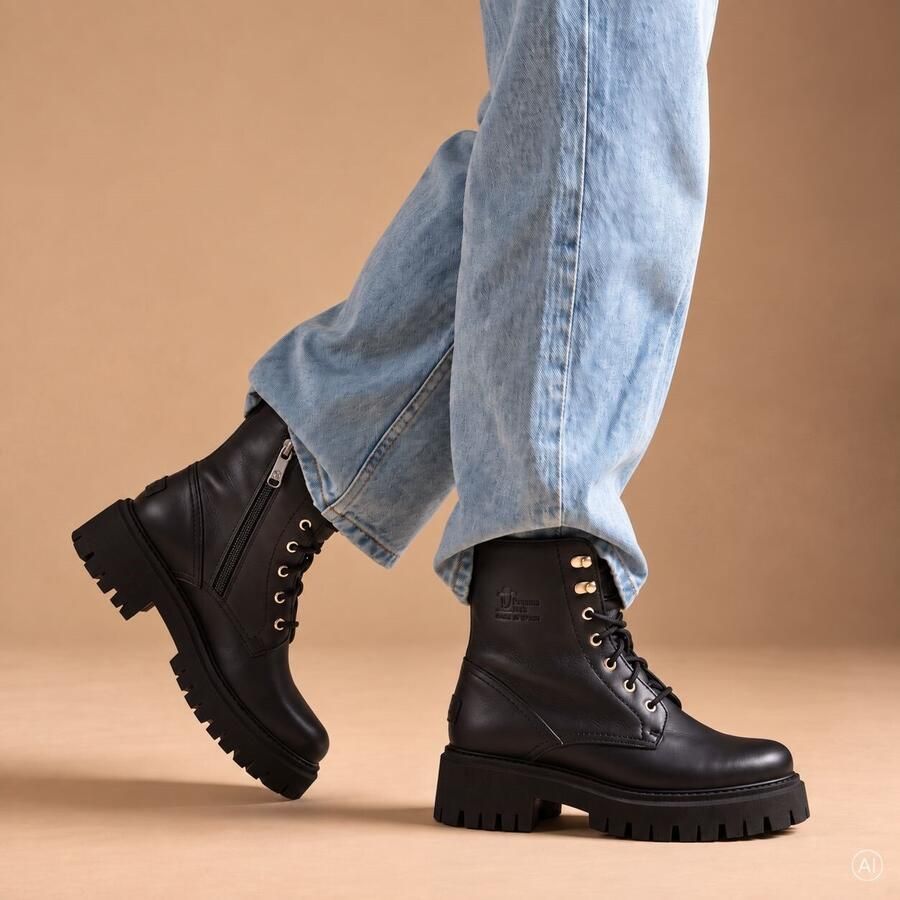 Panama Jack Farai B1 veterboots zwart Dames