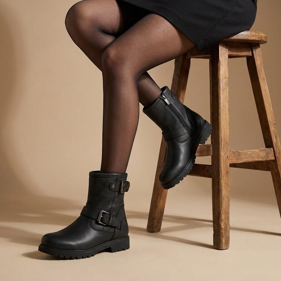 Panama Jack Winterlaarzen ankle boot warm lining with logo embossing on the heel - Foto 2
