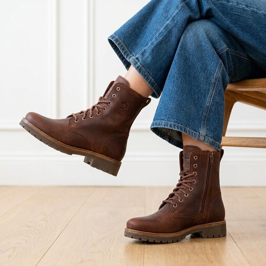 Panama Jack Frisia B26 Veterboots bruin Leer