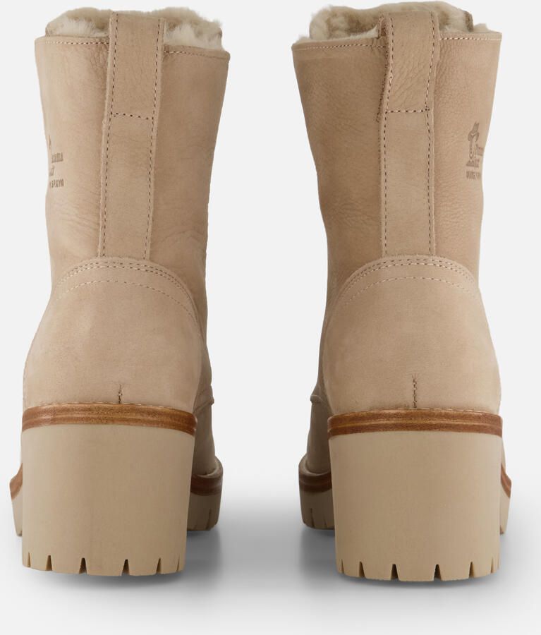 Panama Jack Stijlvolle Veterschoenen met Hakken Beige Dames - Foto 3