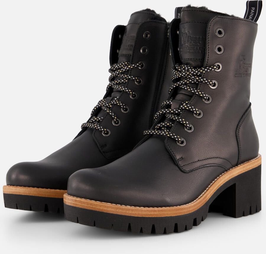 Panama Jack Waterdichte dameslaars met bontvoering en anatomisch voetbed Zwart Dames - Foto 4