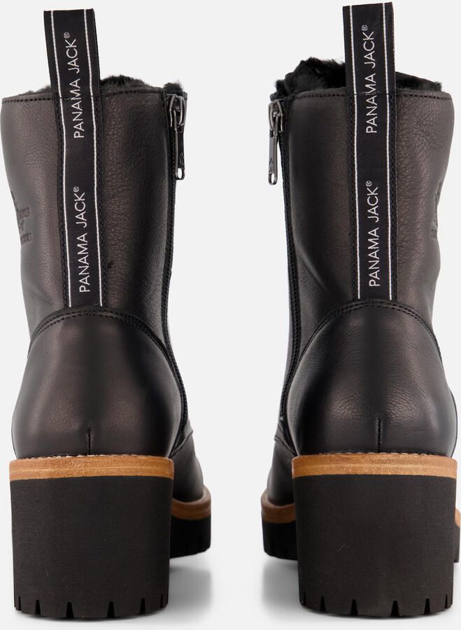 Panama Jack Waterdichte dameslaars met bontvoering en anatomisch voetbed Zwart Dames - Foto 8