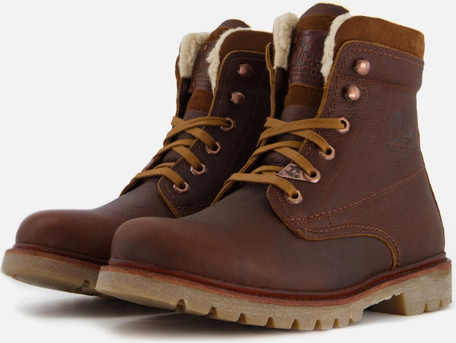 Panama Jack P03 AVIATOR C23 Volwassenen Heren sneakersVrije tijd half hoog Kleur Bruin - Foto 3