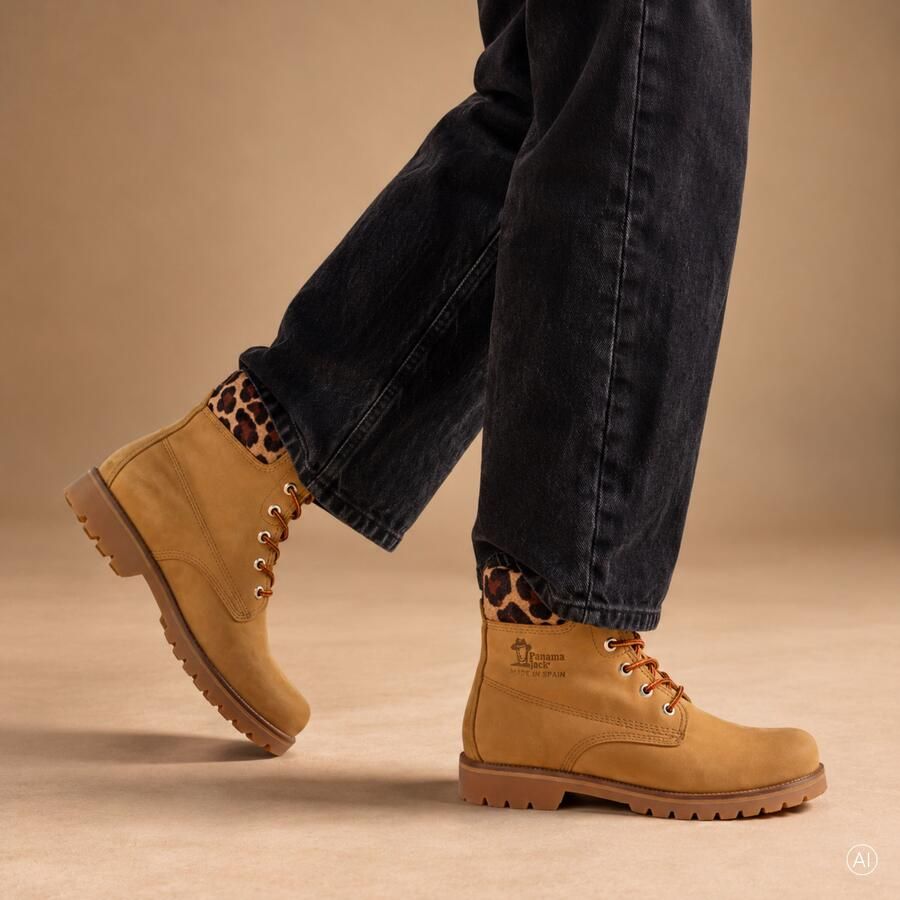 Panama Jack Panama 03 Veterboots cognac Nubuck