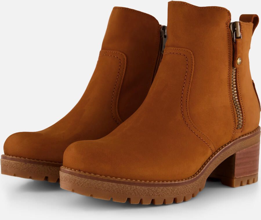 Panama Jack Pauline B20 enkellaarzen Warm Cognac Nubuck Dames Warm Cogna - Foto 3