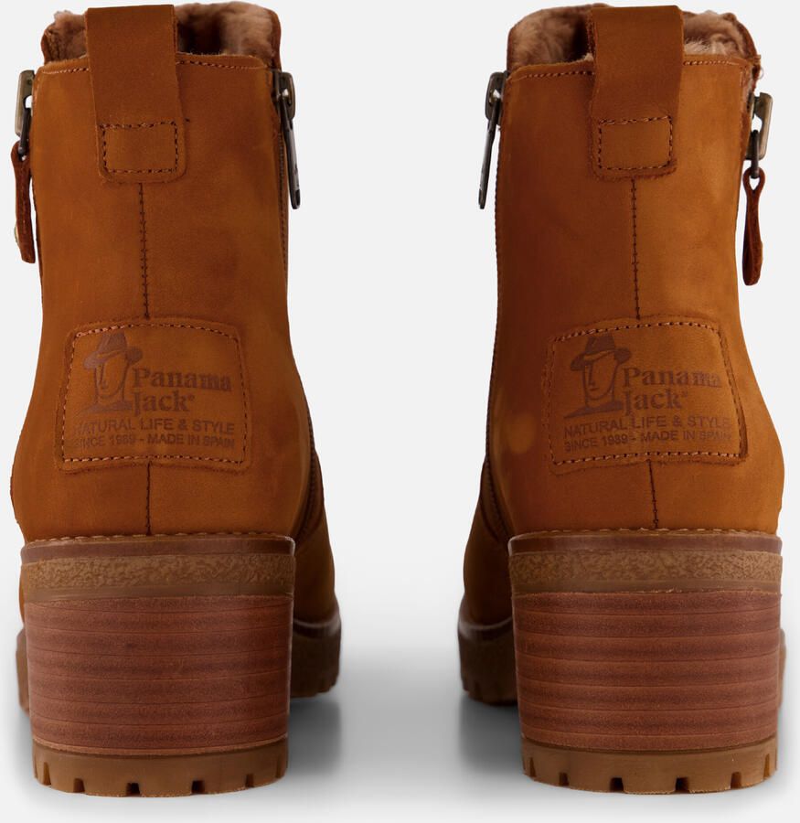Panama Jack Pauline B20 enkellaarzen Warm Cognac Nubuck Dames Warm Cogna - Foto 2