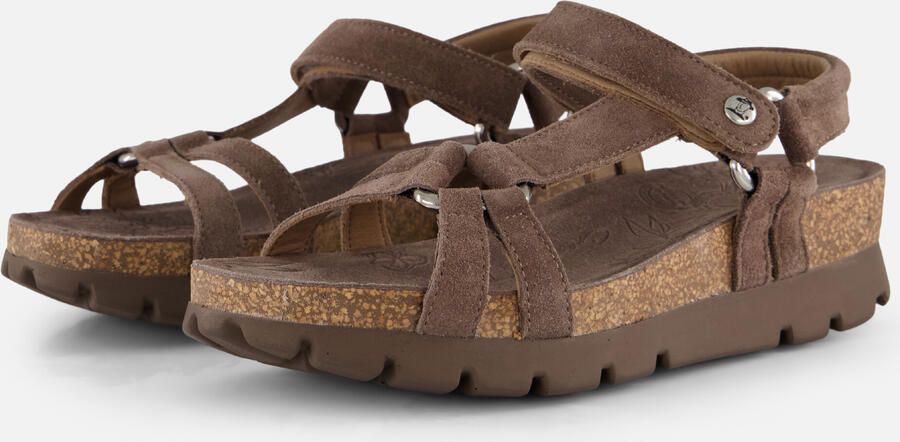 Panama Jack Sally B7 Velour Damessandalen Piedra