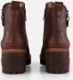 Panama Jack Stijlvolle Bruine Enkellaarzen met Faux Fur Voering Brown Dames - Thumbnail 4