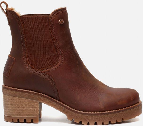 Panama Jack Pia B19 Chelsea boots cognac Leer