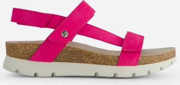 Panama Jack Platte Sandalen met Plakstrip Pink Dames - Foto 1