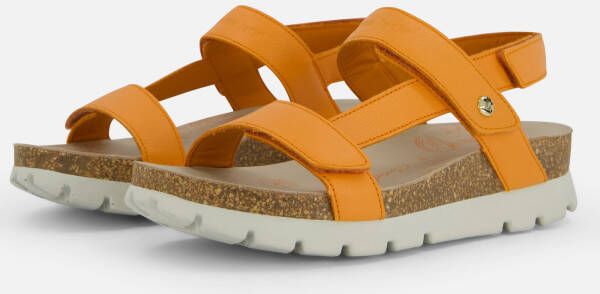 Panama Jack Platte Sandalen met Bandjes Orange Dames