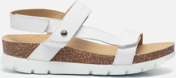 Panama Jack Stijlvolle Platte Sandalen voor de Zomer White Dames