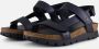 Panama Jack Glanzende Platte Sandalen Blue Dames - Thumbnail 2