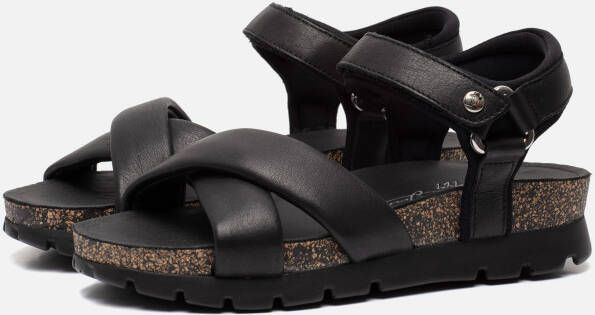 Panama Jack Serena B1 Sandalen zwart Leer