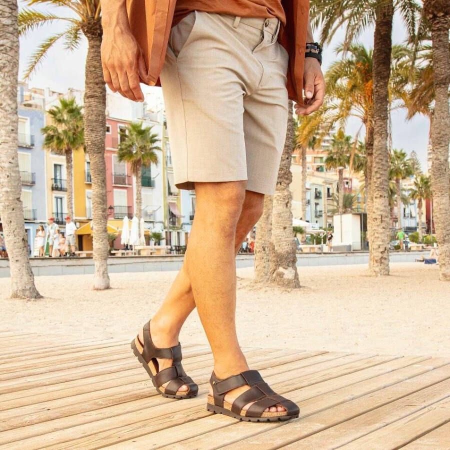 Panama Jack Sandalen Stanley Zomerschoen klittenbandschoen vakantieschoen met gevoerde leren binnenzool