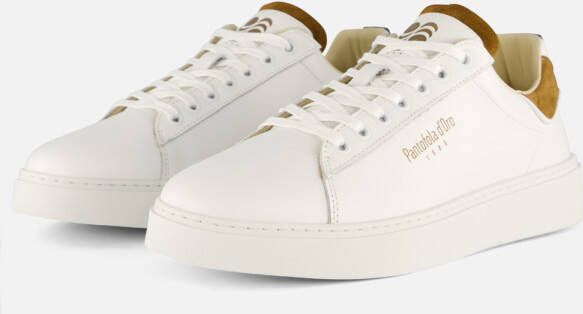 Pantofola d'Oro Elba Low Sneakers Leren Sneaker Heren Wit