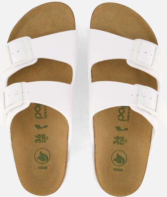 Papillio Birkenstock Arizona Slippers wit