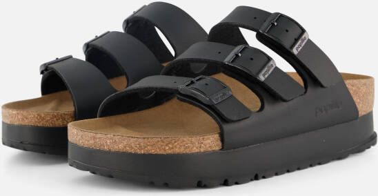 Papillio Birkenstock Florida Slippers zwart