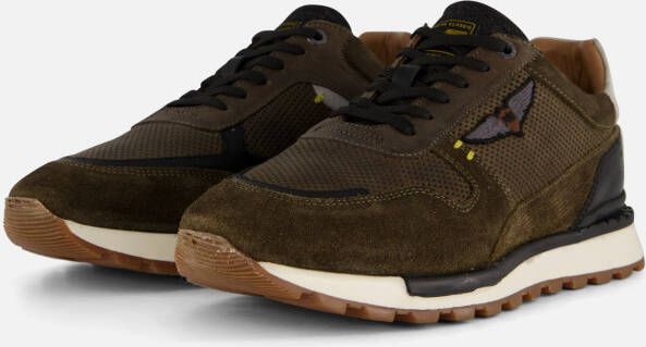 PME Legend Aircobra Sneakers groen Suede