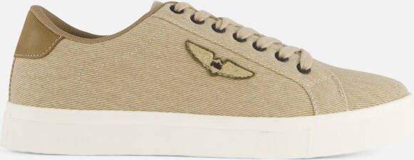 PME Legend Beechburd Sneakers beige Textiel