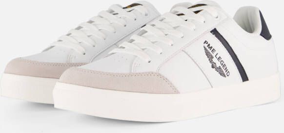 PME Legend Eclipse Sneakers wit Imitatieleer